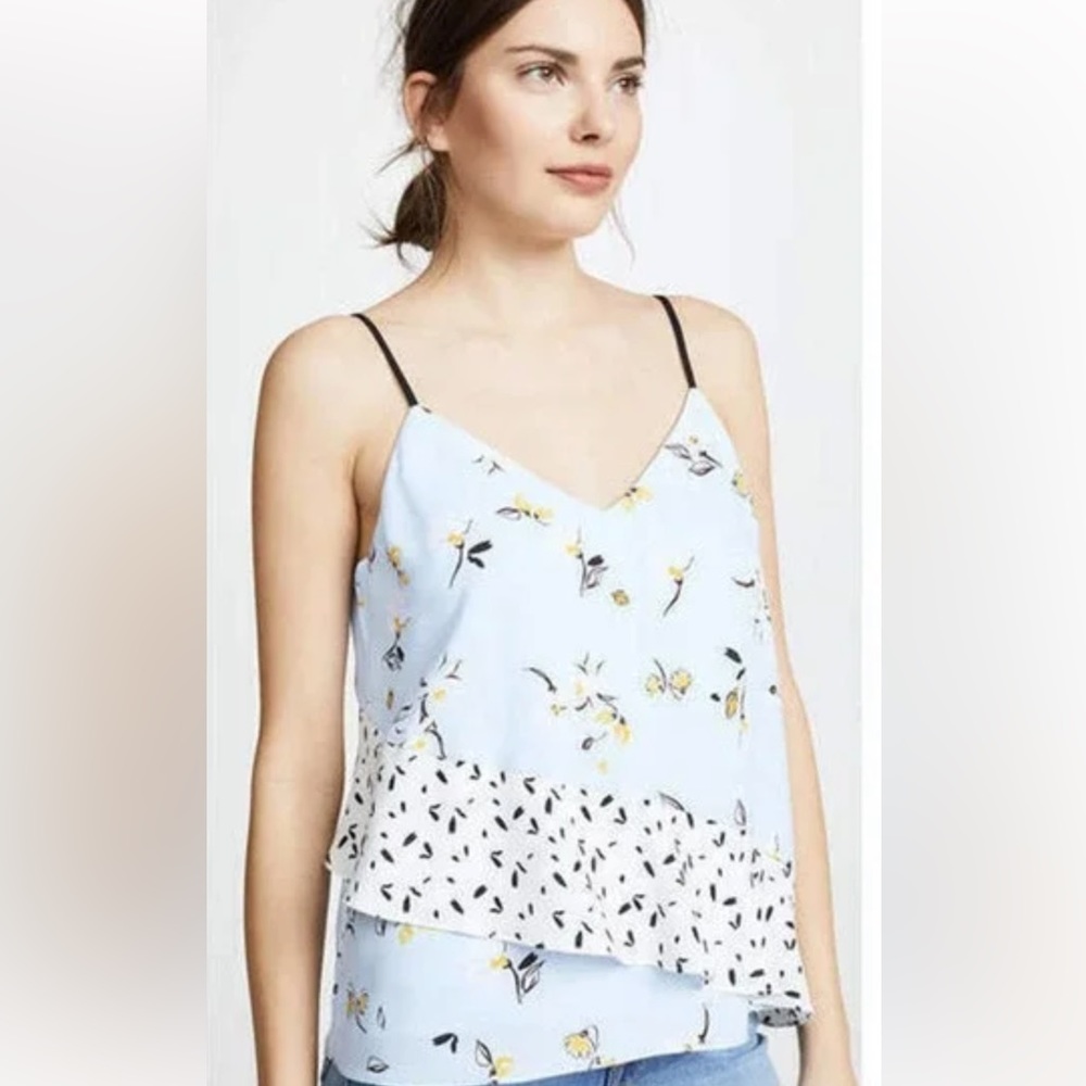 Cooper & Ella Light Blue Floral Camisole